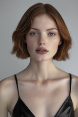 Woman with White Lily Under the Sun 