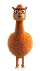 Fototapeta premium PNG Guanaco illustration cartoon animal.