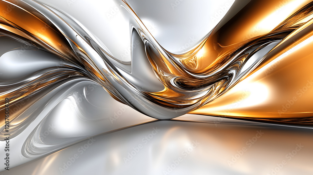 Poster abstract background with vibrant colors and dynamic shapes creating a modern artistic design