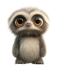 Fototapeta premium PNG Sloth illustration creature cartoon.