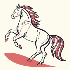 horse vector design