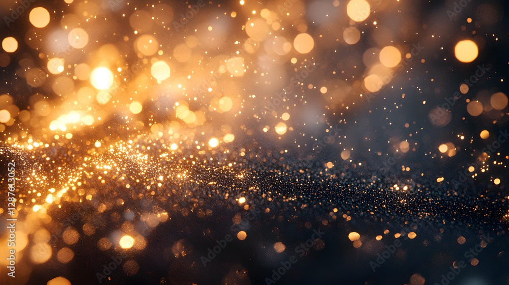 Poster colorful abstract blur of light creating dynamic patterns and shapes in a vibrant display