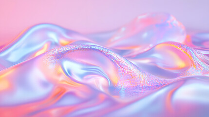 Obraz premium Close up view of pink and blue textile fabric with intricate patterns and textures for design and fashion purposes