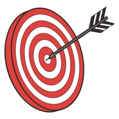 3d Arrow hit the center of target