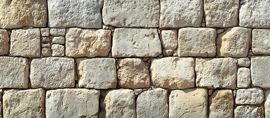 Obraz premium Ancient Stone Wall Texture (1)