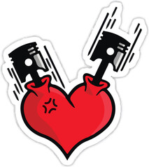 original retro sticker vintage vector