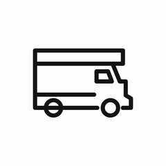 truck icon vector sign