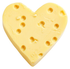 PNG Cheese heart food heart-shaped.