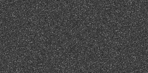 Abstract design with black paper background and terrazzo flooring texture. Terrazzo design with white polished sandstone wall texture. this design are uses for Quartz surface black.