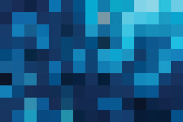Mosaic Abstract in blue colors Background