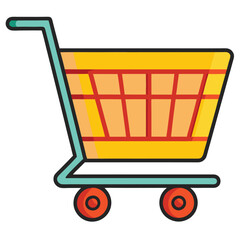 shopping cart vector
