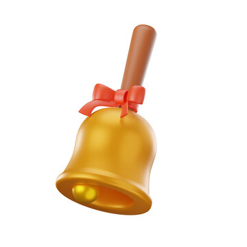 Gift Bell 3D Icon, Easter Day 3D Icon