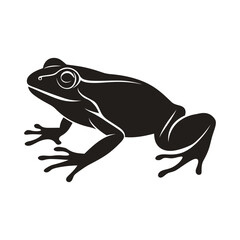 Frog vector icon on a white background