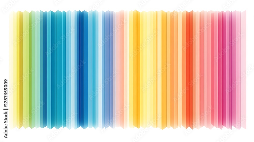 Poster abstract gradient stripes in various colors representing diversity and creativity in modern design