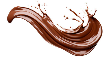 Creamy Chocolate Milk Splash – Rich and Luxurious Beverage for Advertising Design