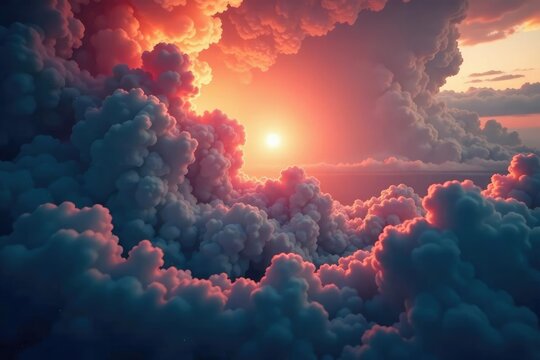 Fumo che copre il cielo dopo un sparo a lungo raggio, polvere, effetti speciali, piombo