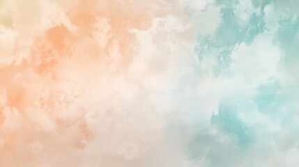 Fototapeta premium Soft Watercolor Texture Background with Warm and Cool Tones