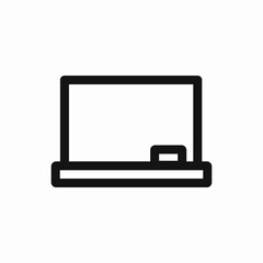laptop icon vector sign