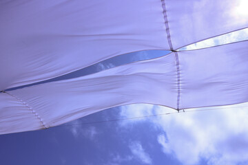 fabric in sky