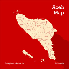 ACEH VECTOR MAP