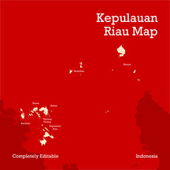 KEPULAUAN RIAU VECTOR MAP