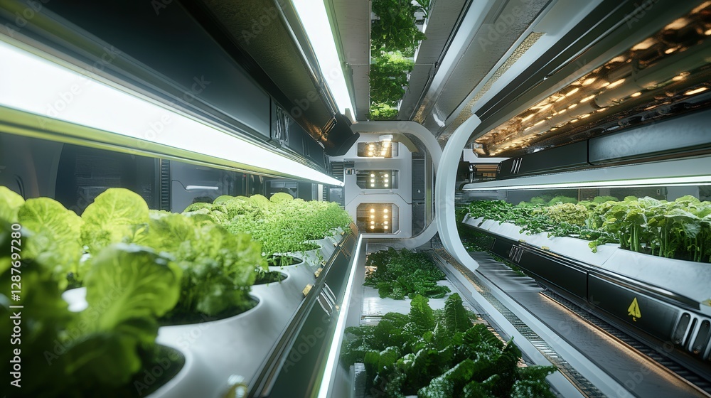 Poster integrated robotics system that monitors crop health, harvests, and processes the crops, creating a 