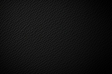 closeup of black car seat leather