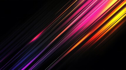 Abstract Diagonal Lines: Vibrant Hues in Motion