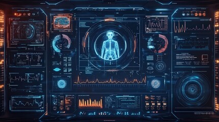 multi-sensory patient monitoring system. Explain its ability to track and interpret various medical signals, providing a comprehensive health overview