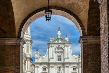 The Basilica of the Holy House is one of the main places of veneration of the Virgin Mary in...
