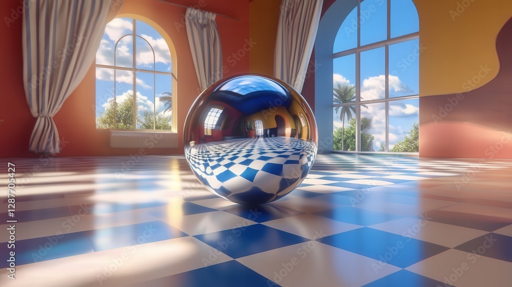 Poster the use of refraction in creating optical illusions.