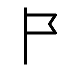 Fototapeta premium travel thin icon