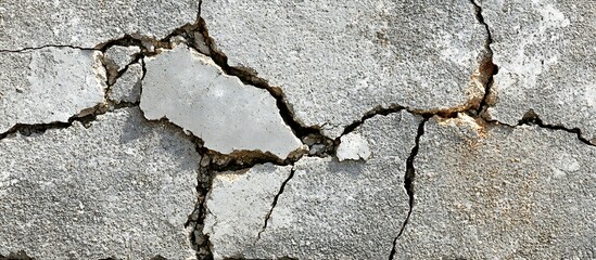 Obraz premium Cracked Concrete Surface (2)