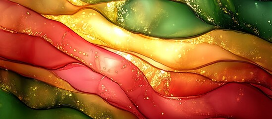 Abstract Colorful Liquid Art (1)