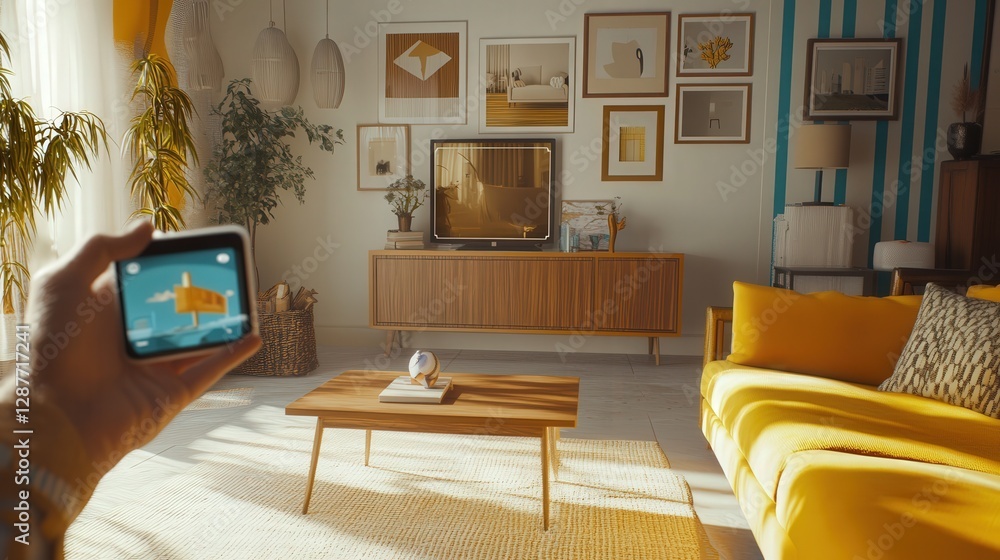 Poster ai system that uses augmented reality (ar) to project virtual furniture and decorations into a real-