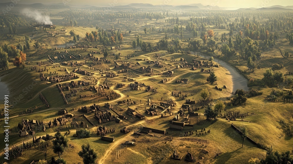Poster ai tool that generates interactive 3d maps of historical battlefields, helping users understand stra