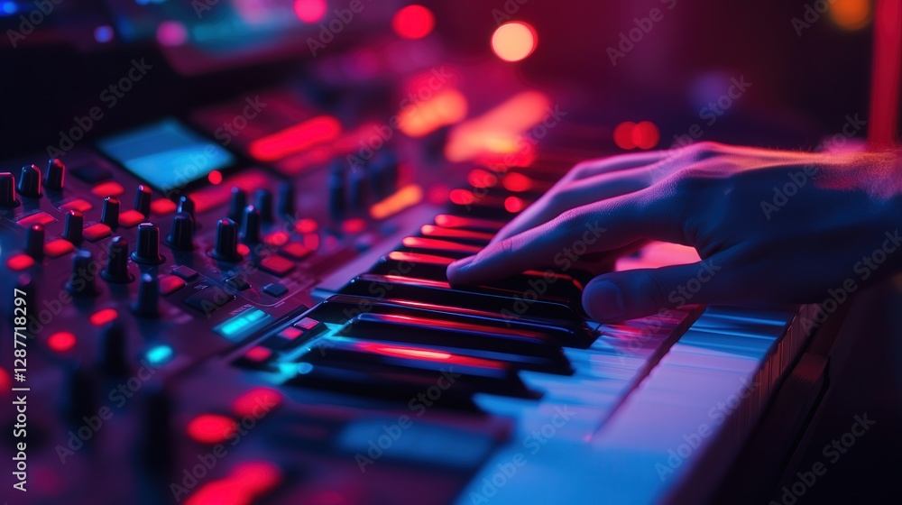 Poster ai-driven music composition tool that generates original melodies and harmonies based on user input 