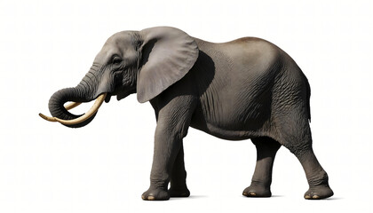 Obraz premium elephant isolated on white background