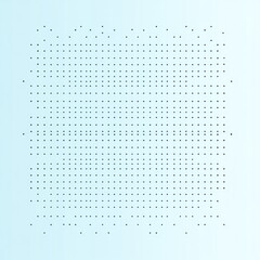 Abstract light blue pixelated design