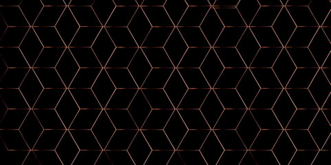 Abstract technology background with hexagons. modern geometric hexagon shape Poster, wallpaper, Landing page. geometric hexagonal, triangle, shape. Vector illustration. can be used in cover design.