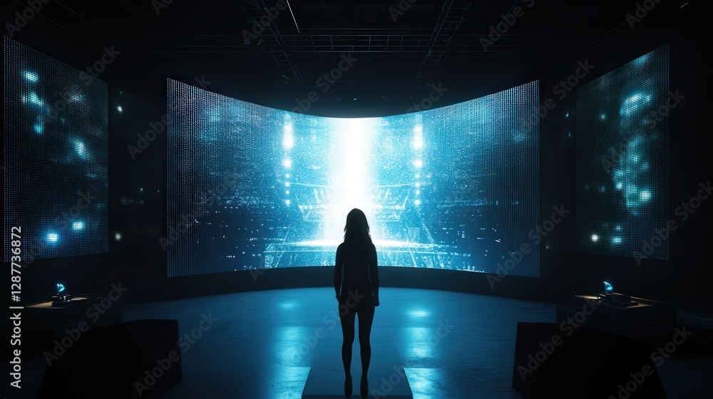 Poster ai-driven tool that can generate dynamic real-time visuals for live events, including concerts and s