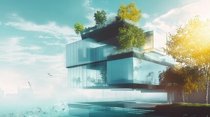 AI-powered architecture system that creates optimized building designs, adjusting for space efficiency, sustainability, and aesthetic appeal.