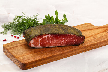 Delicous tasty dry pork jerky