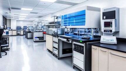 automated medical lab that processes blood, urine, and other tests with minimal human intervention