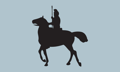 Centaur Spear Logo Vector Design  horse, sagittarius, illustration, animal, sign, symbol, arrow, astrology, fantasy, graphic, legend, myth, mythology, silhouette, warrior, archery, drawing, sport, art