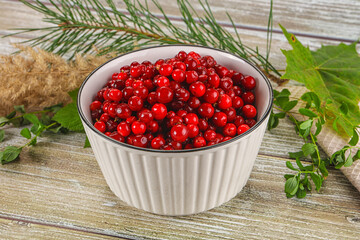 Natural organic wild forwst lingonberry