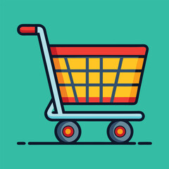 shopping cart vector