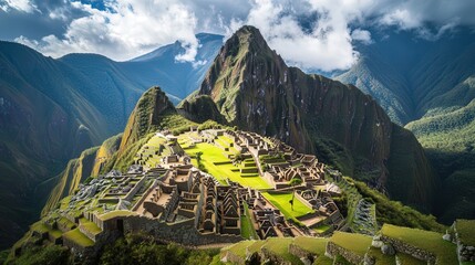 Peru, focusing on Incan traditions, the mystical allure of Machu Picchu, and the connection to the Andean mountains