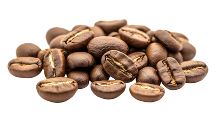 Naklejka premium side view of coffee transparent isolated on white png