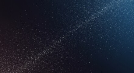 Obraz premium Starry night sky with scattered stardust